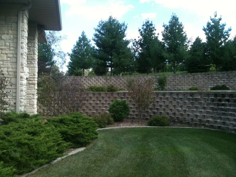 Retaining walls job near Coon Valley, WI