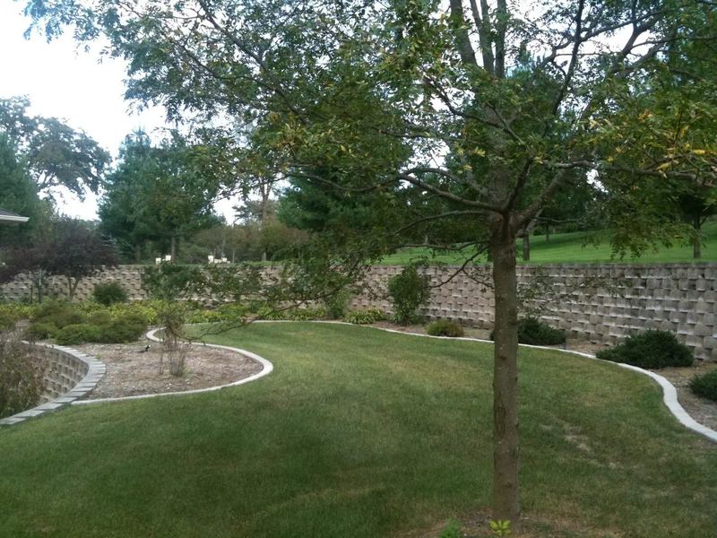 Retaining walls job in the Downtown La Crosse neighborhood of La Crosse
