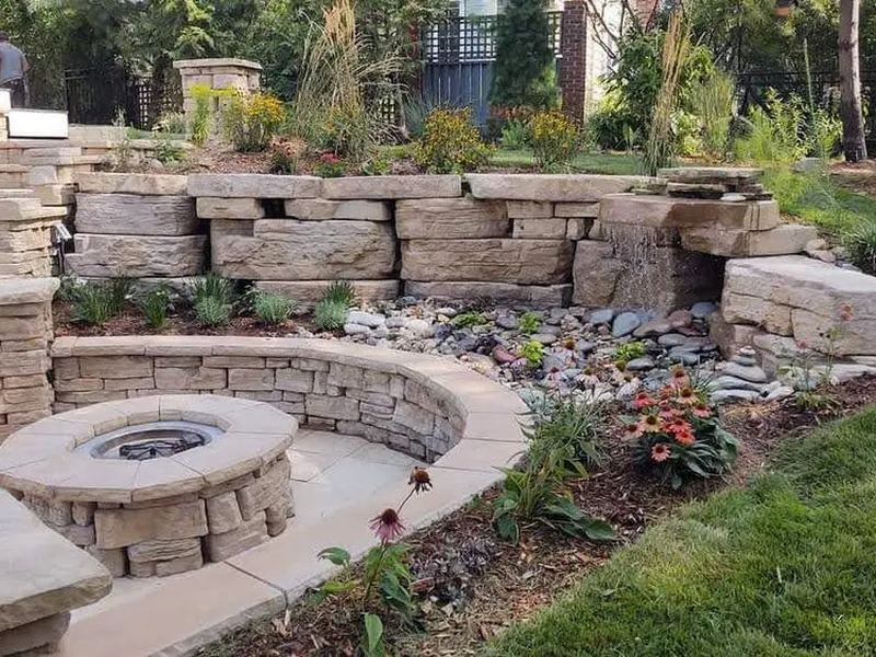 Retaining walls job in the Powell-Poage-Hamilton neighborhood of La Crosse