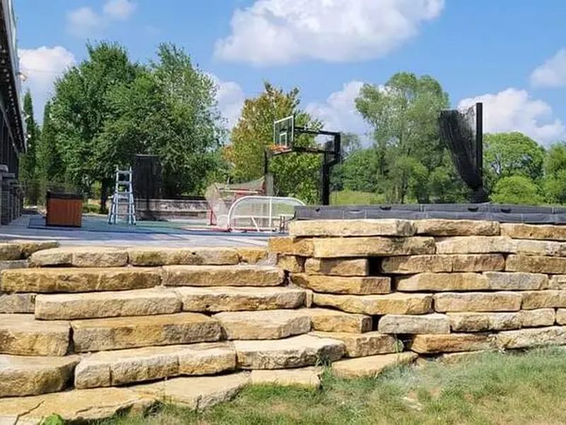 Retaining walls job near Stoddard, WI